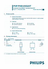 DataSheet PHP33NQ20T pdf